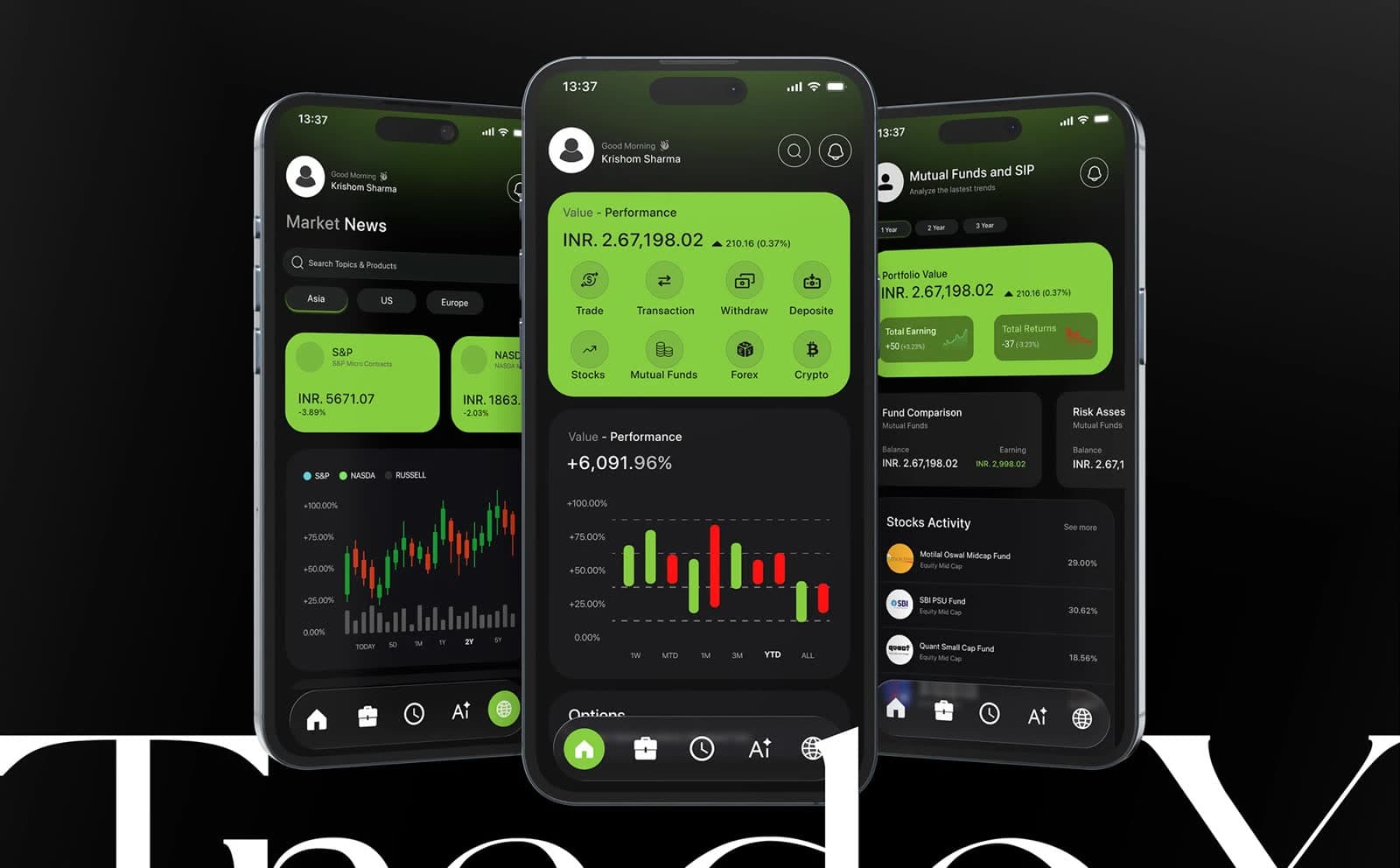 TradeX — Fintech · Product design case study